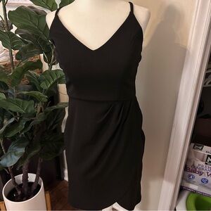 NWOT black dress size Small with built in bra